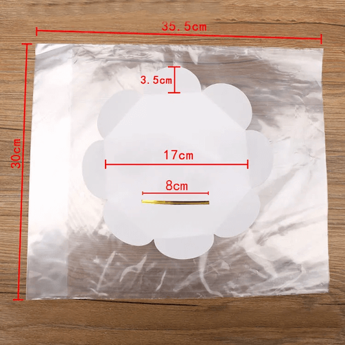 10pcs, Clear Plastic Chiffon Cake and Bread Loaf Packaging Bags - Perfect  for Toast, Cookies, and Treats