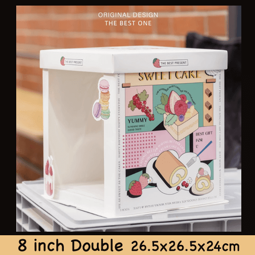 Cake Box Comic Art Cake Packaging