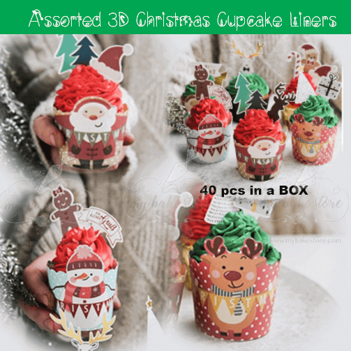 Gingerbread Man Mini Paper Christmas Cupcake Liners, 100-Count – Cakes  Dreamer