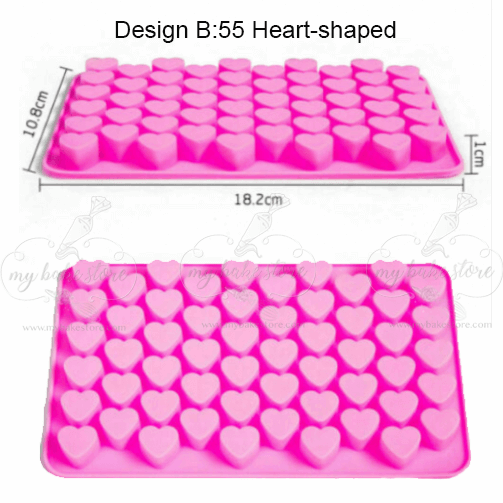 Assorted MB 1002 SILICONE CHOCOLATE MOLD, For CHOCOLATES, Mini Heart at Rs  55/piece in Ahmedabad