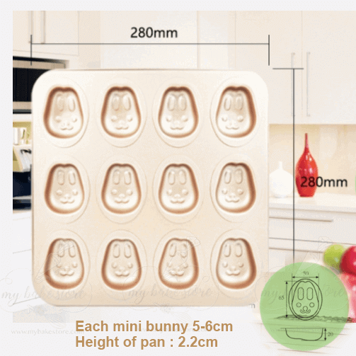 Cake mold square 280 mm