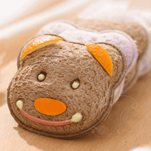 cute bear sandwich mold