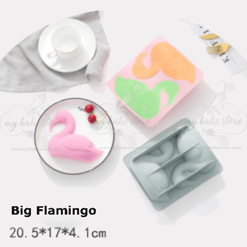 Flamingo and Penguin Ice Tray mold