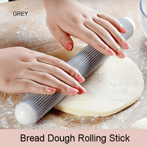 bread / dough rolling pin - Grey