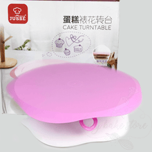 cake turntable purple