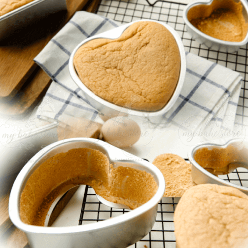 Heart shaped chiffon cake mold baking pan