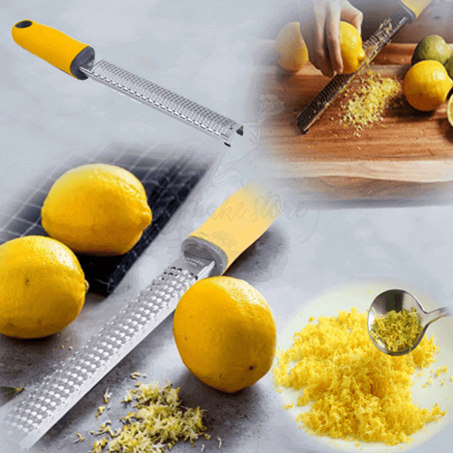 Zester & Grater for Cheese, Lemon, Lime, Orange, Citrus, Garlic