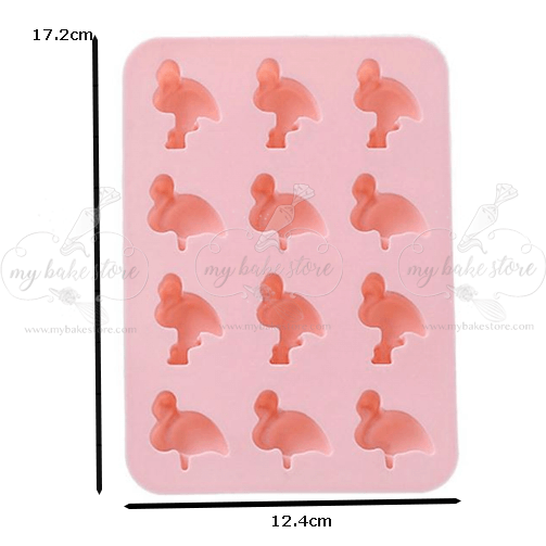 Flamingo and Penguin Ice Tray mold