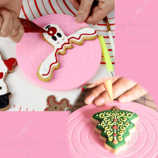 Cookie Turntable and Mat // COMBO – Designer Cookies ™ STUDIO