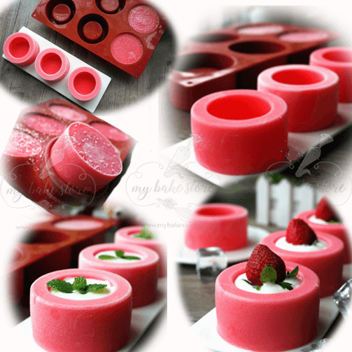 12-Type Set Silicone Muffin Cup Home Baked Doughnut Pudding Jelly Mold -  China Jelly Mold and Kitchenware price