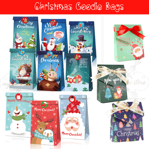 Small christmas goodie discount bags