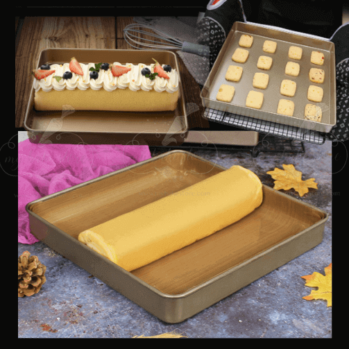 Bakeware Swiss Roll Tray Size Square Baking Pan,Swissroll Pan