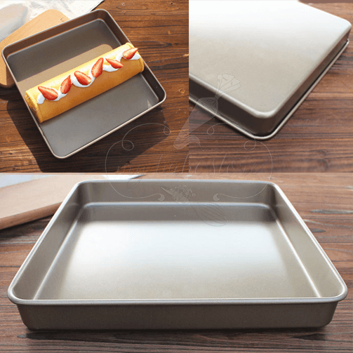 Swiss roll cake sales pan