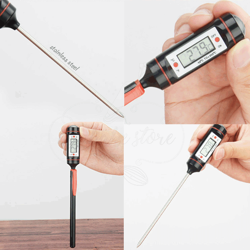 1pc Probe Thermometer For Measuring Temperature In Kitchen, Baking