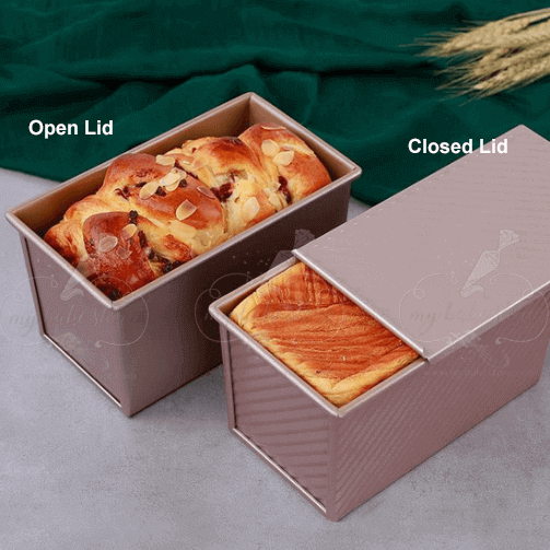 Loaf & Bread Tin, Loaf & Toast Pan with Lid