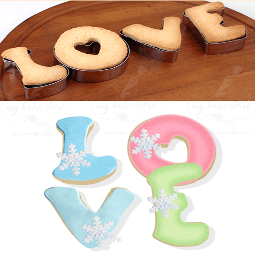 LOVE Cookie Cutter Stainless Steel