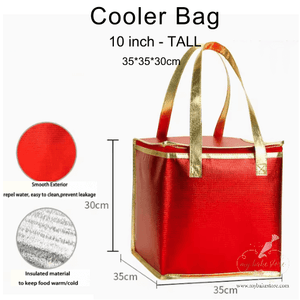 Cooler Bag Insulated Food Thermal Warmer Bag