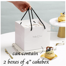 4" cake box carrier 
