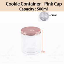 8510 pink cookie plastic container
