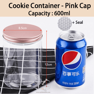 8512 pink CNY cookie plastic container