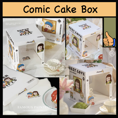 art comic cake box