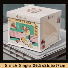 cartoon comic cake box