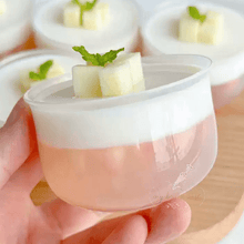 Chubby Caramel Pudding Cup with Lid 10pcs