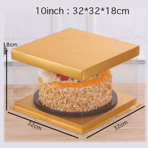 10 inch cake box single layer