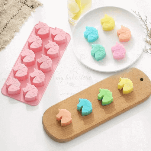 Unicorn agar agar mold