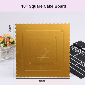 10 inch square cake board