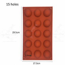 15 holes semi-circle mold