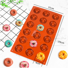 mini donut silicone mold 18 holes