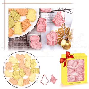 6 pcs Christmas Cookie cutters