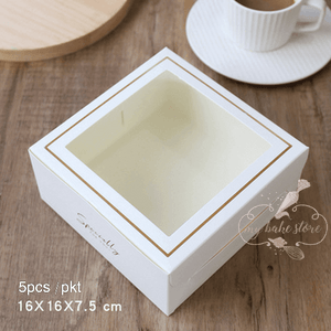 4 to 6 inch square cake box