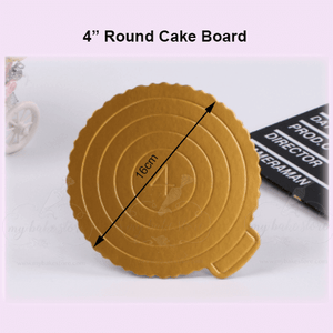 4 inch round cake board