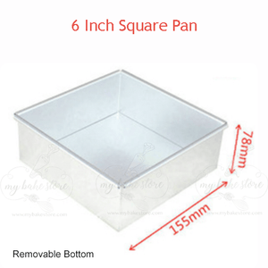 6 inch Square baking pan