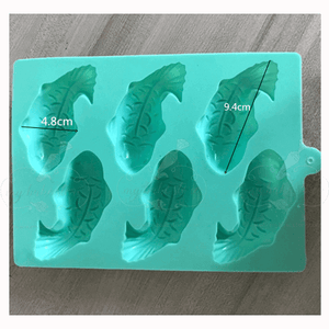 6 Koi fish agar agar mold