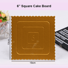 6 inch square cake board