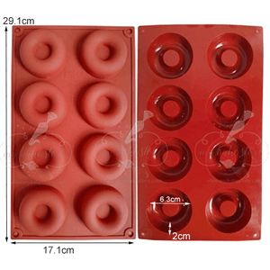 mini donut silicone mold 8 holes