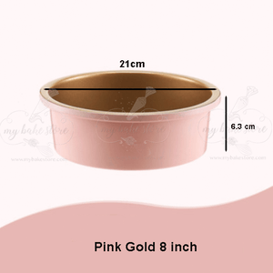 Pink Round Baking Pan 8 inch