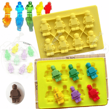 8 lego figures silicone mold