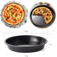 black 8 inch Pizza Pan Round