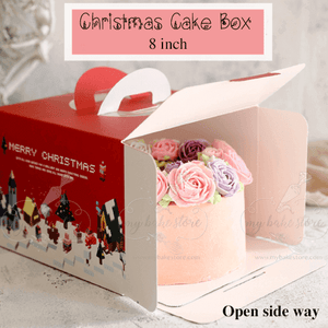 Christmas Cake Box for 8 inch