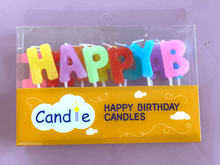Happy Birthday Colourful Assorted Candles