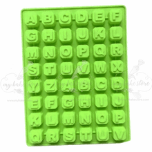 alphabets silicone mould