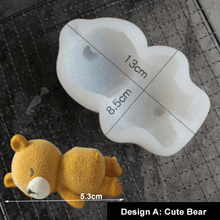 cute bear silicone mousse mold