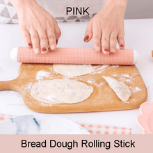 bread / dough rolling pin - pink