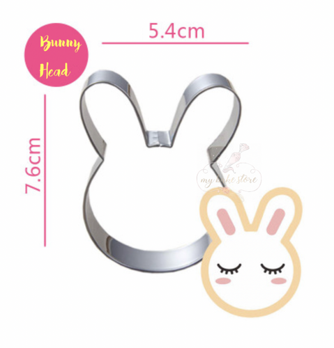 Stainless Steel Bunny Head Cookie Cutter