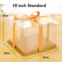 transparent cake box 10inch