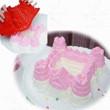 This 3D castle mould can be used for baking and making jello and agar-agar too.